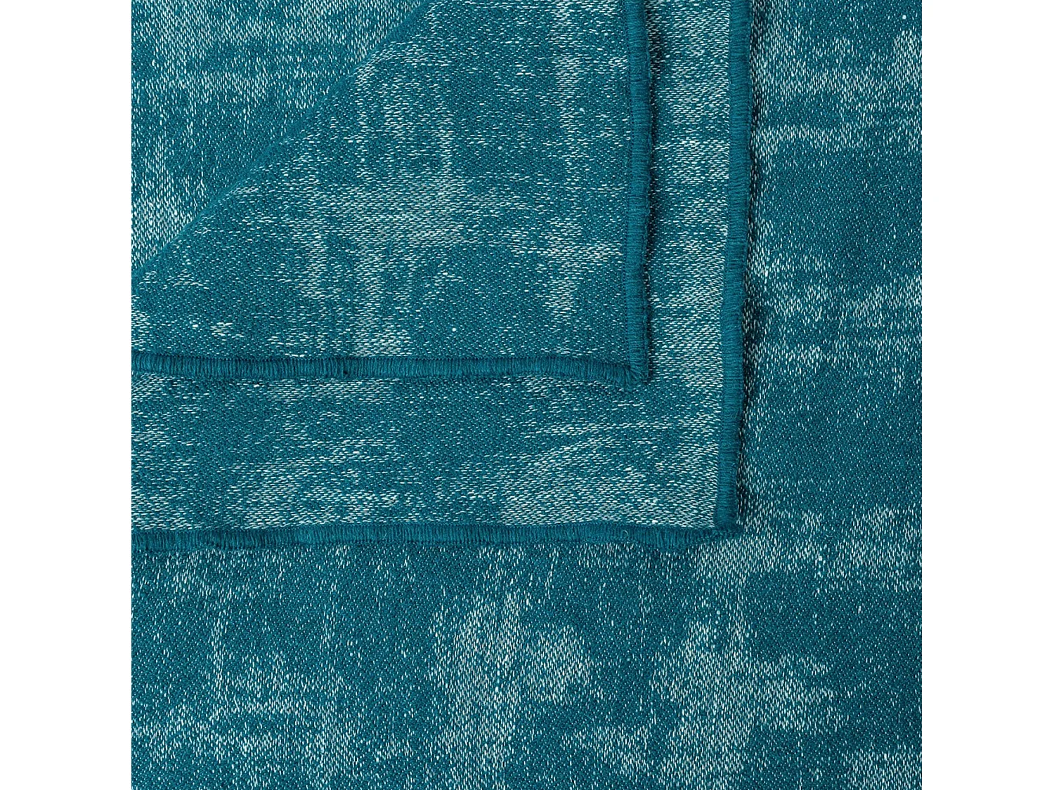 Plaid laine et lin mélangés