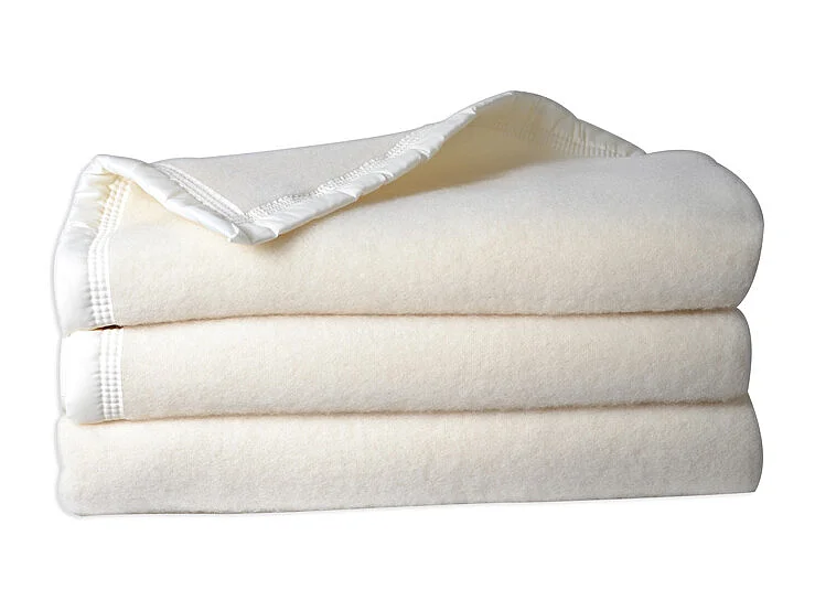 Couverture  laine Woolmark double face