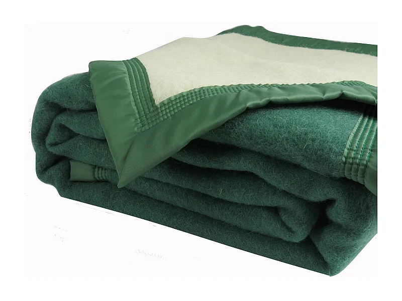Couverture Pure Laine Vierge 600g/m2 bicolore