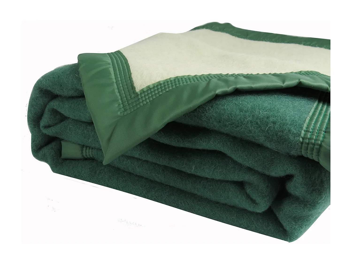 Couverture Pure Laine Vierge 600g/m2 bicolore