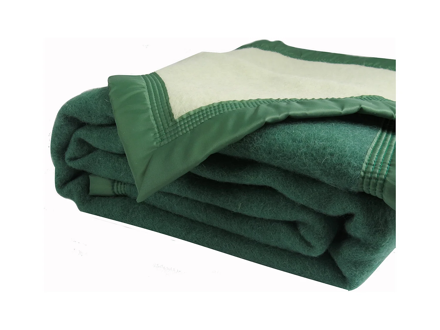 Couverture Pure Laine Vierge 600g/m2 bicolore
