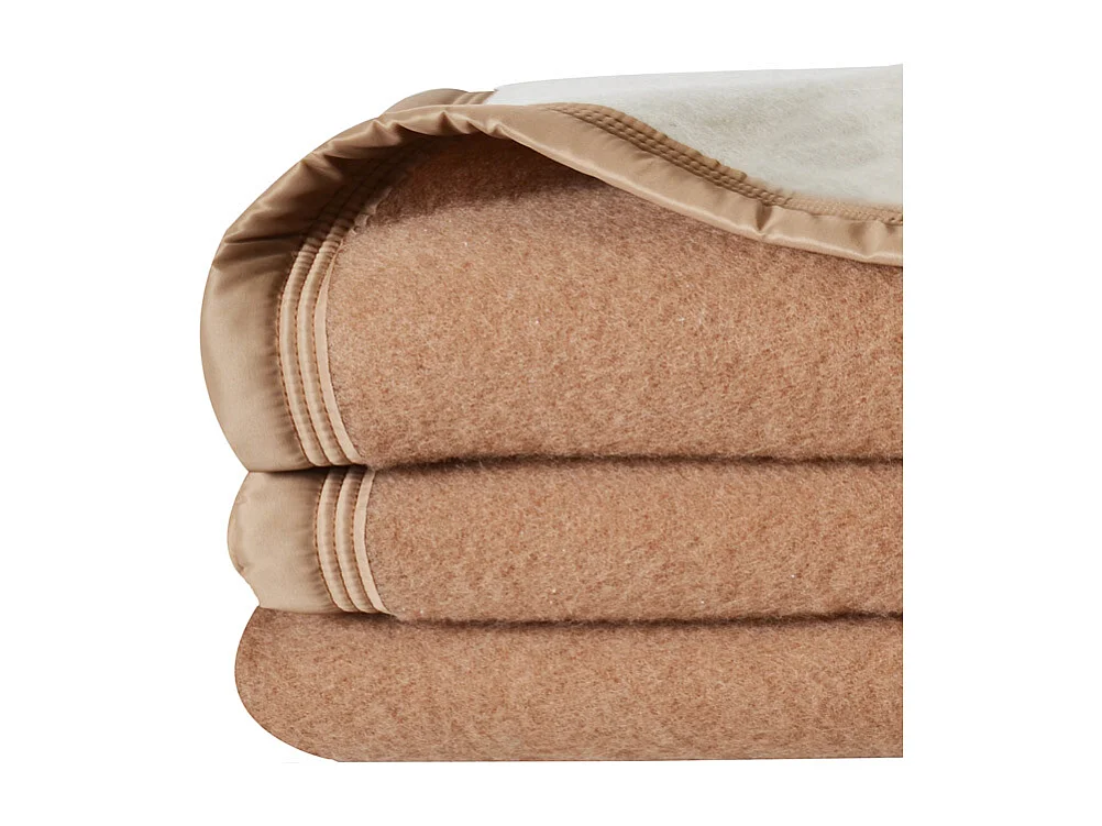 Couverture  laine Woolmark double face