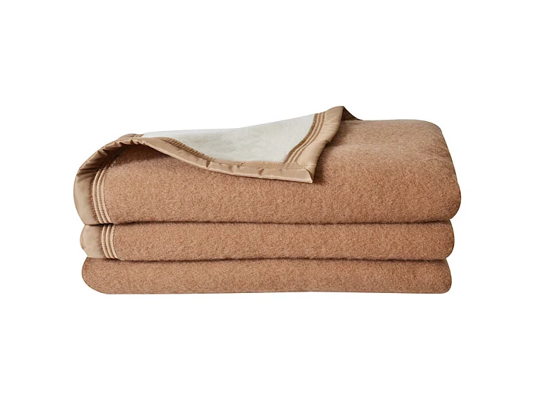 Couverture  laine Woolmark double face