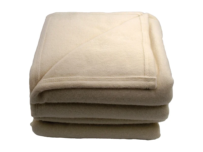 Wolldecke mit Denim-Effekt