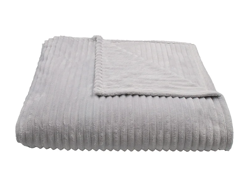 Fleece-Decke mit 3D-Rippeneffekt