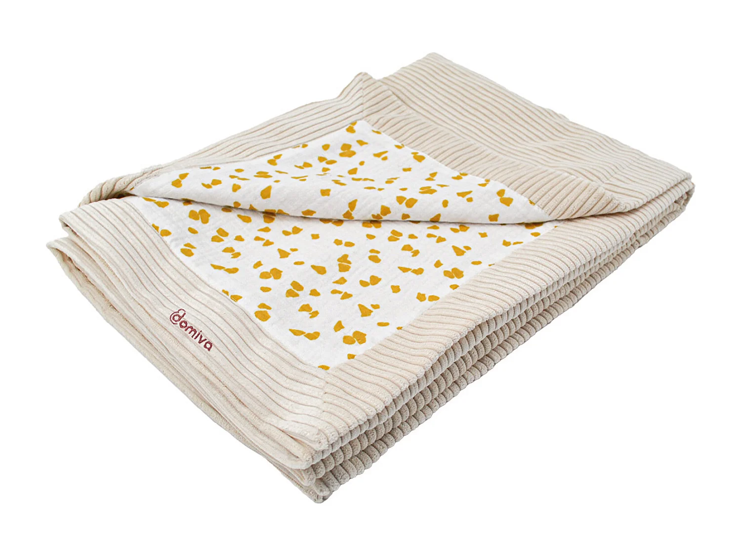 Couverture réversible esprit safari pour bébé