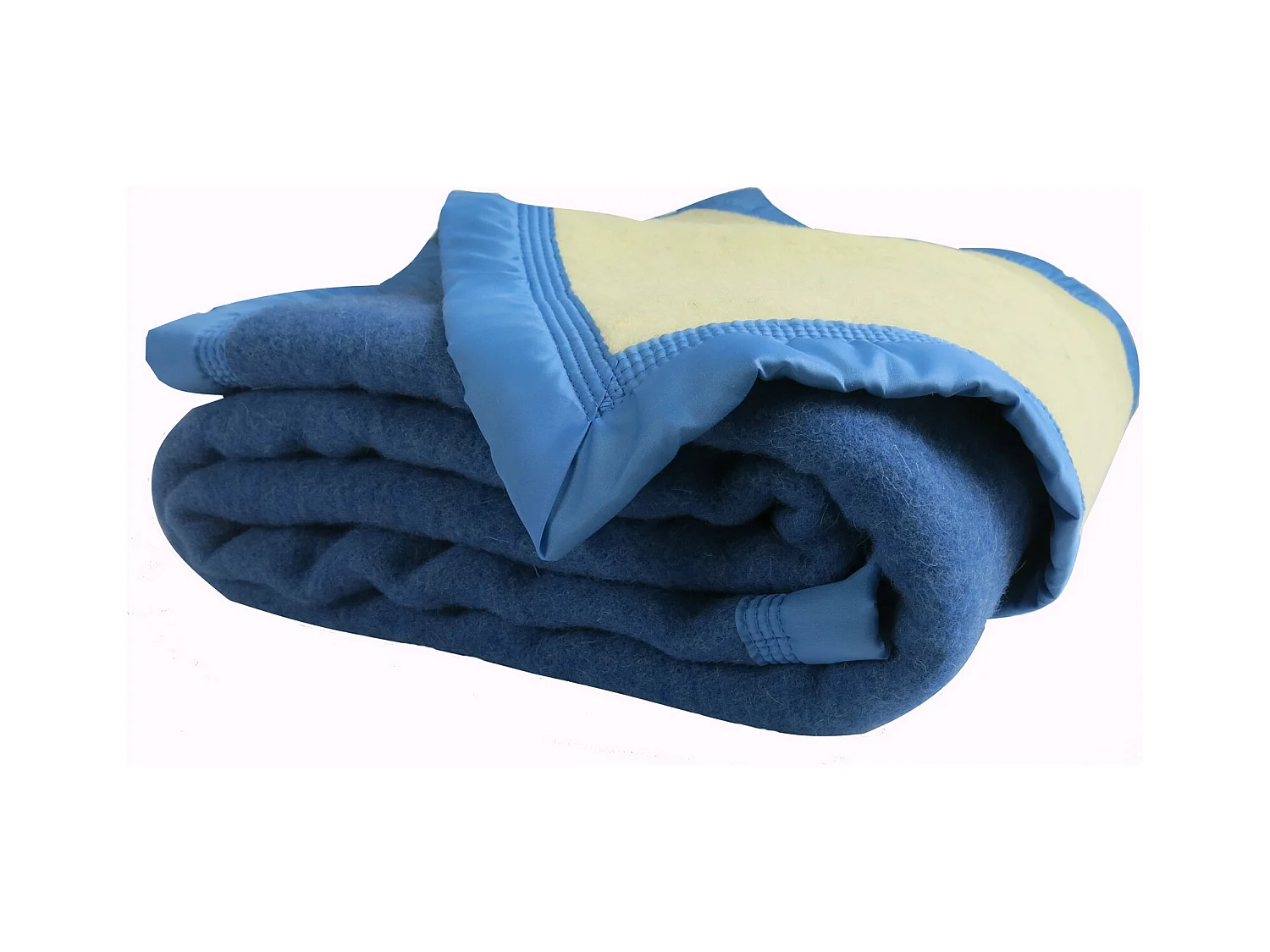 Couverture Pure Laine Vierge 600g/m2 bicolore