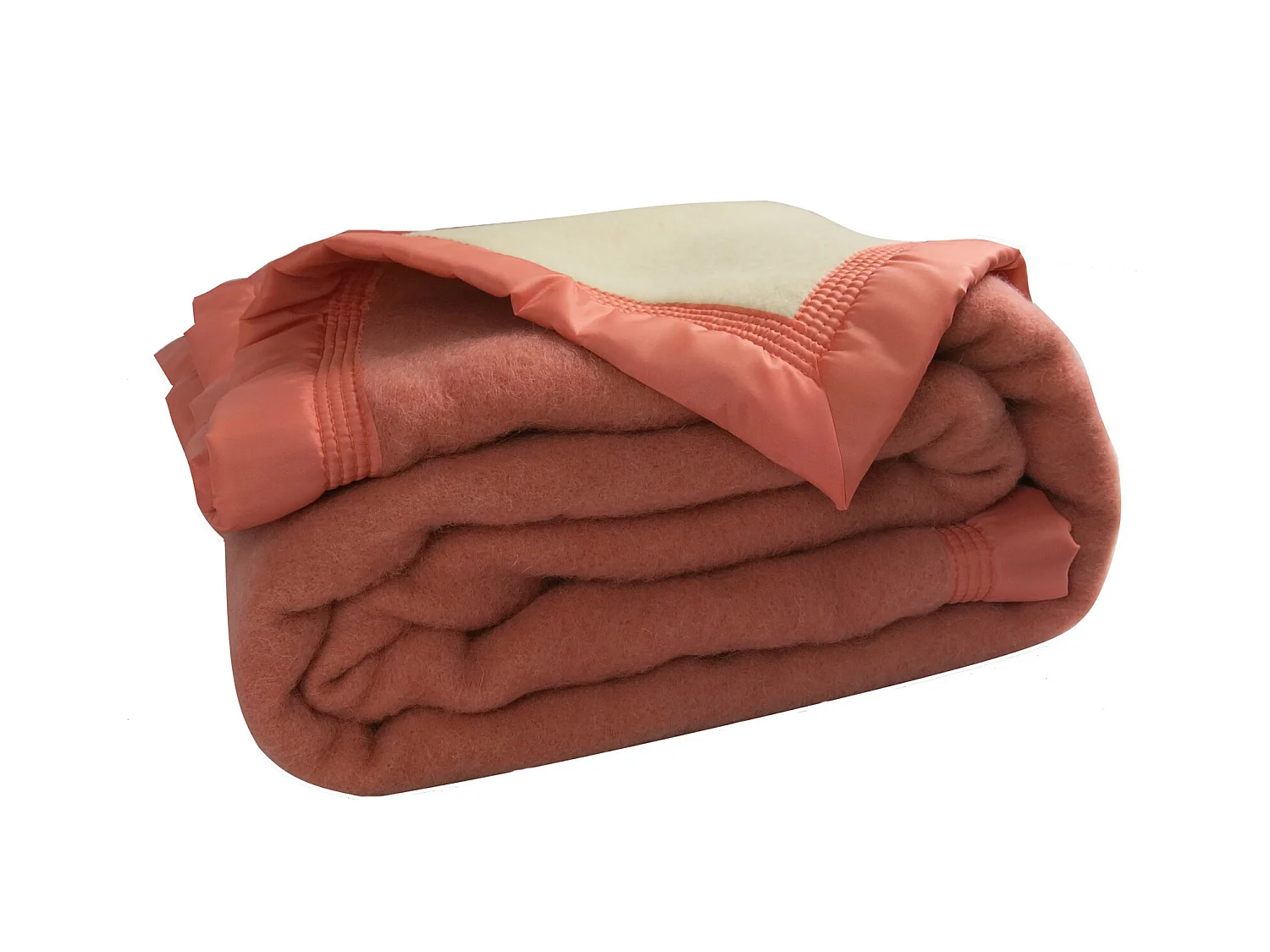 Couverture Pure Laine Vierge 600g/m2 bicolore