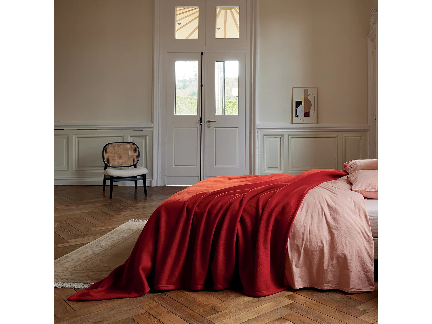 Couverture en polaire confort