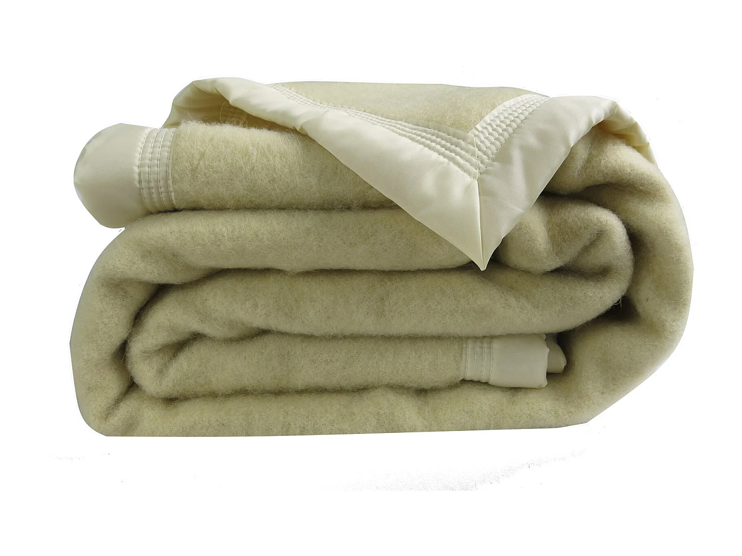 Couverture Pure Laine Vierge 600g/m2 bicolore