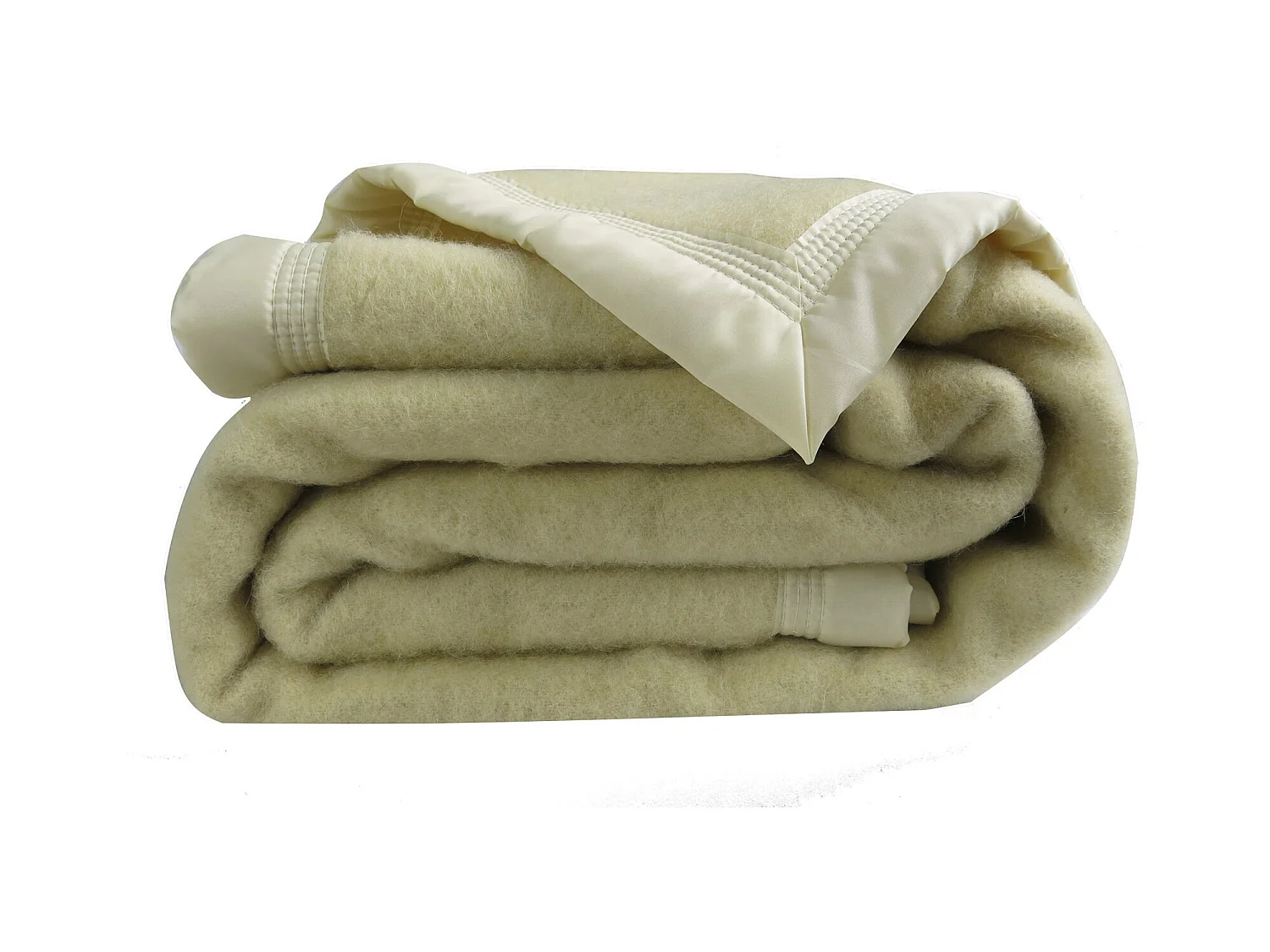 Couverture Pure Laine Vierge 600g/m2 bicolore