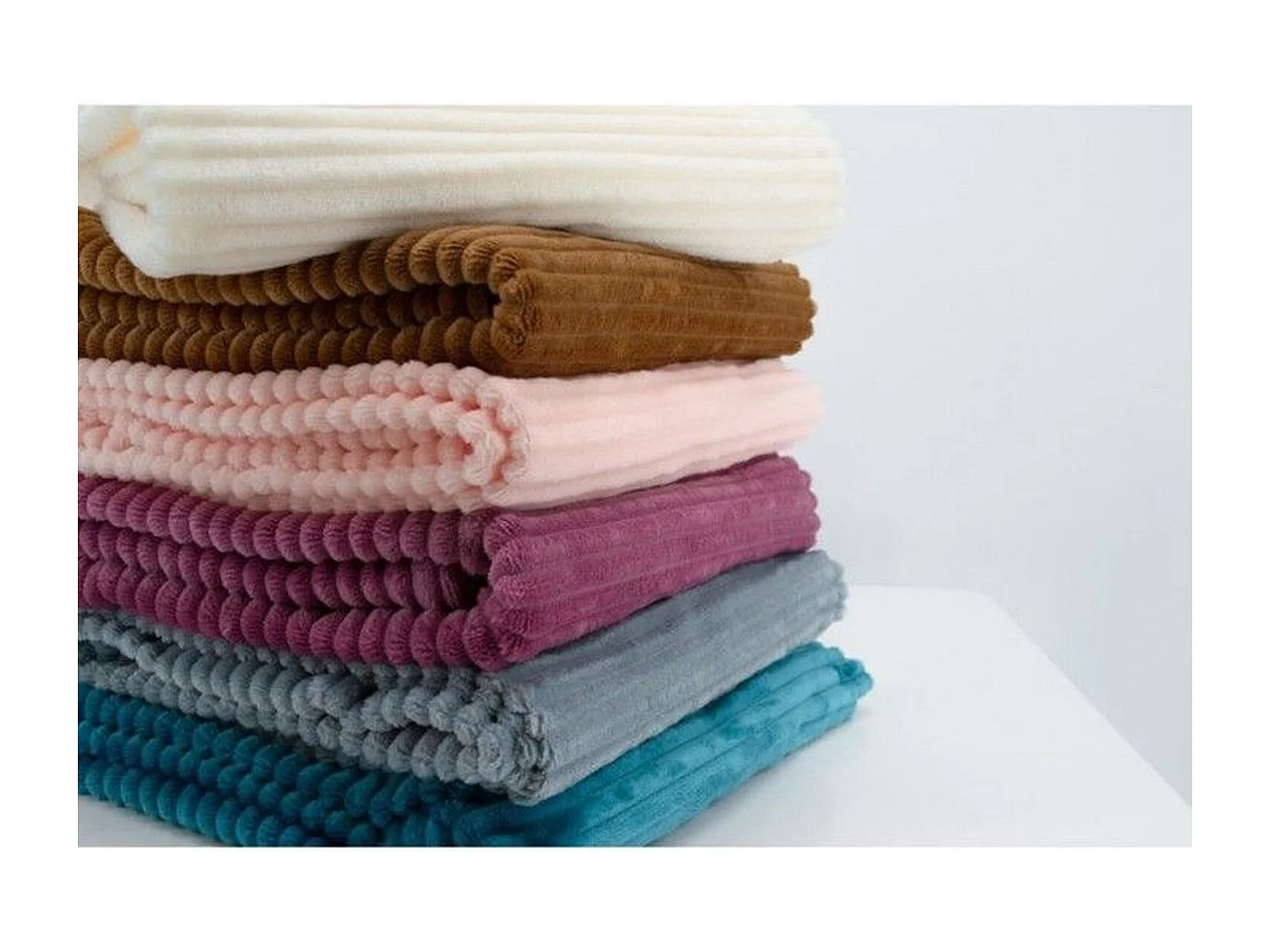 Boudoir-Decke aus Mikrocord für Baby 75 x 100 cm