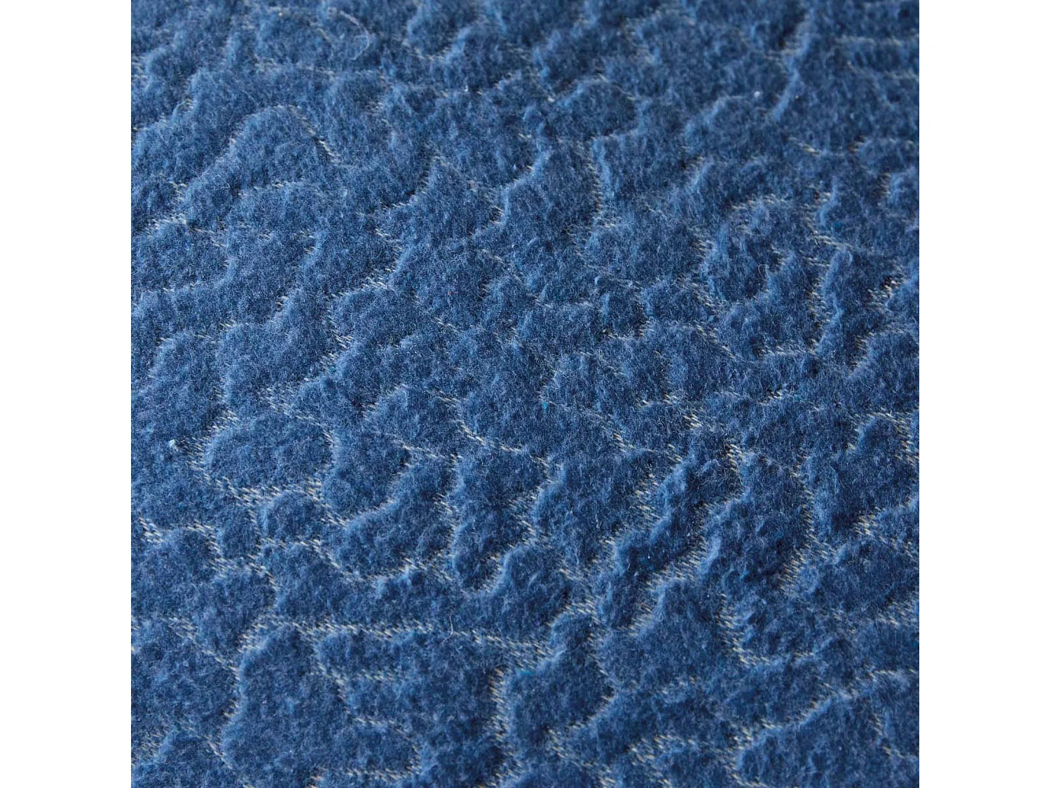 Couverture en  laine Jacquard - Motif nuage