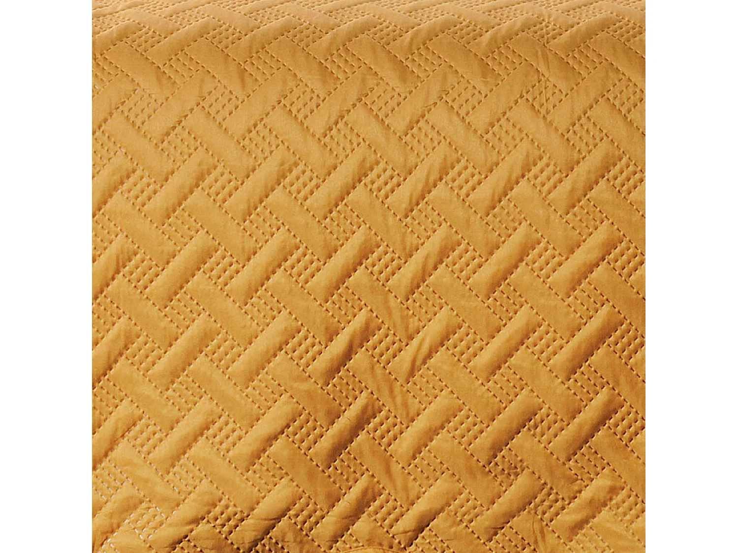 Couverture molletonné surpiquage graphique