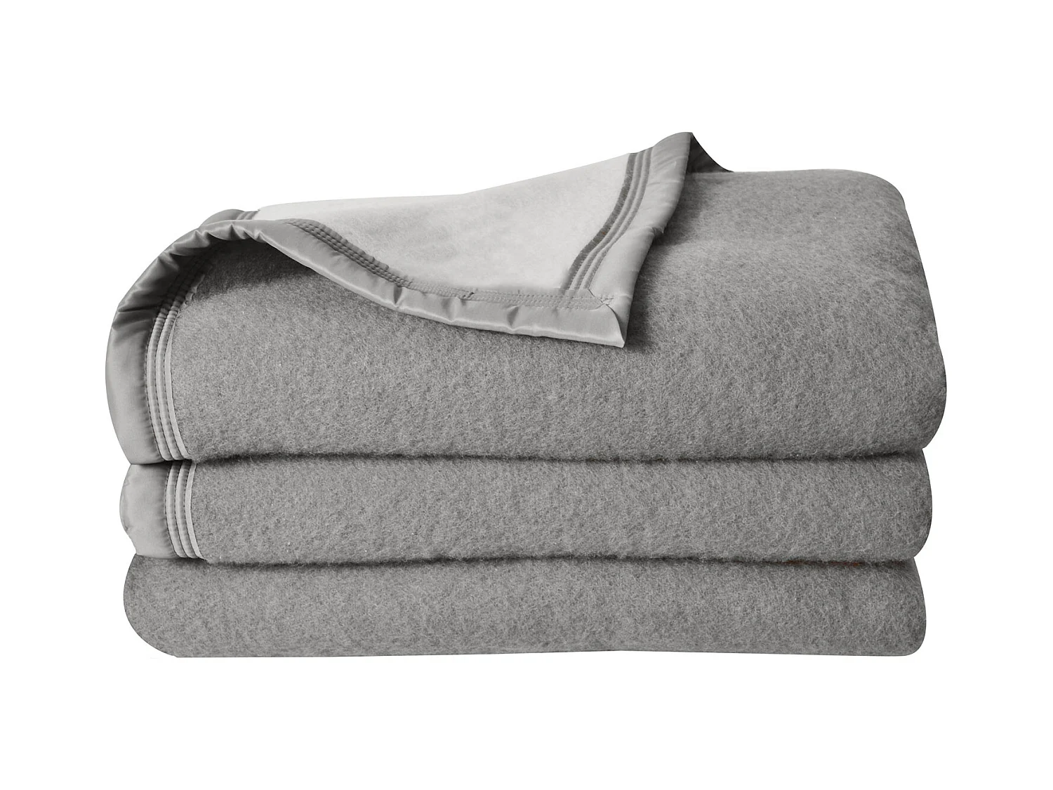 Couverture  laine Woolmark double face