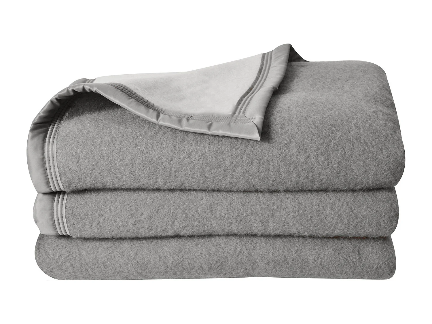 Couverture  laine Woolmark double face