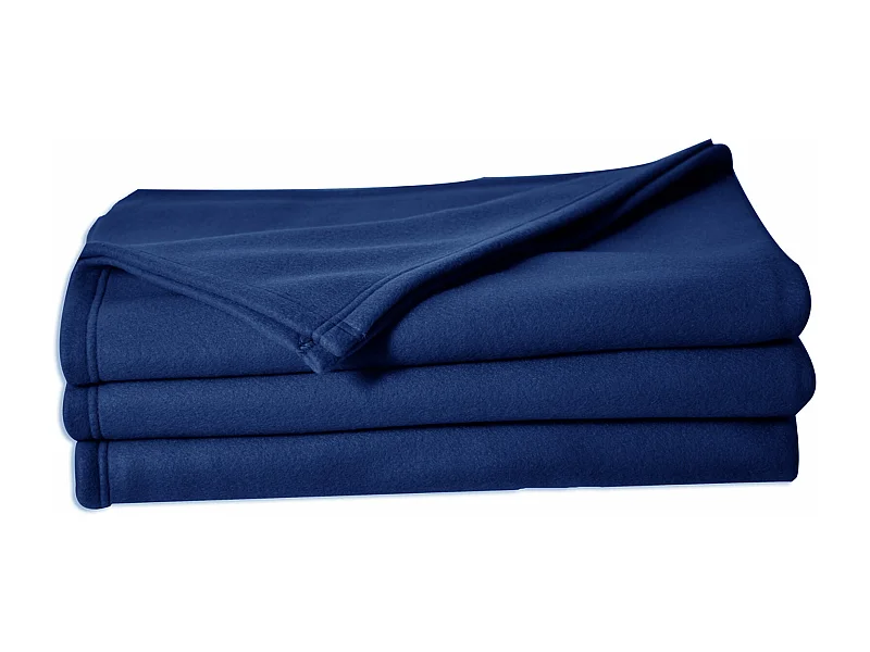 Couverture en polaire unie