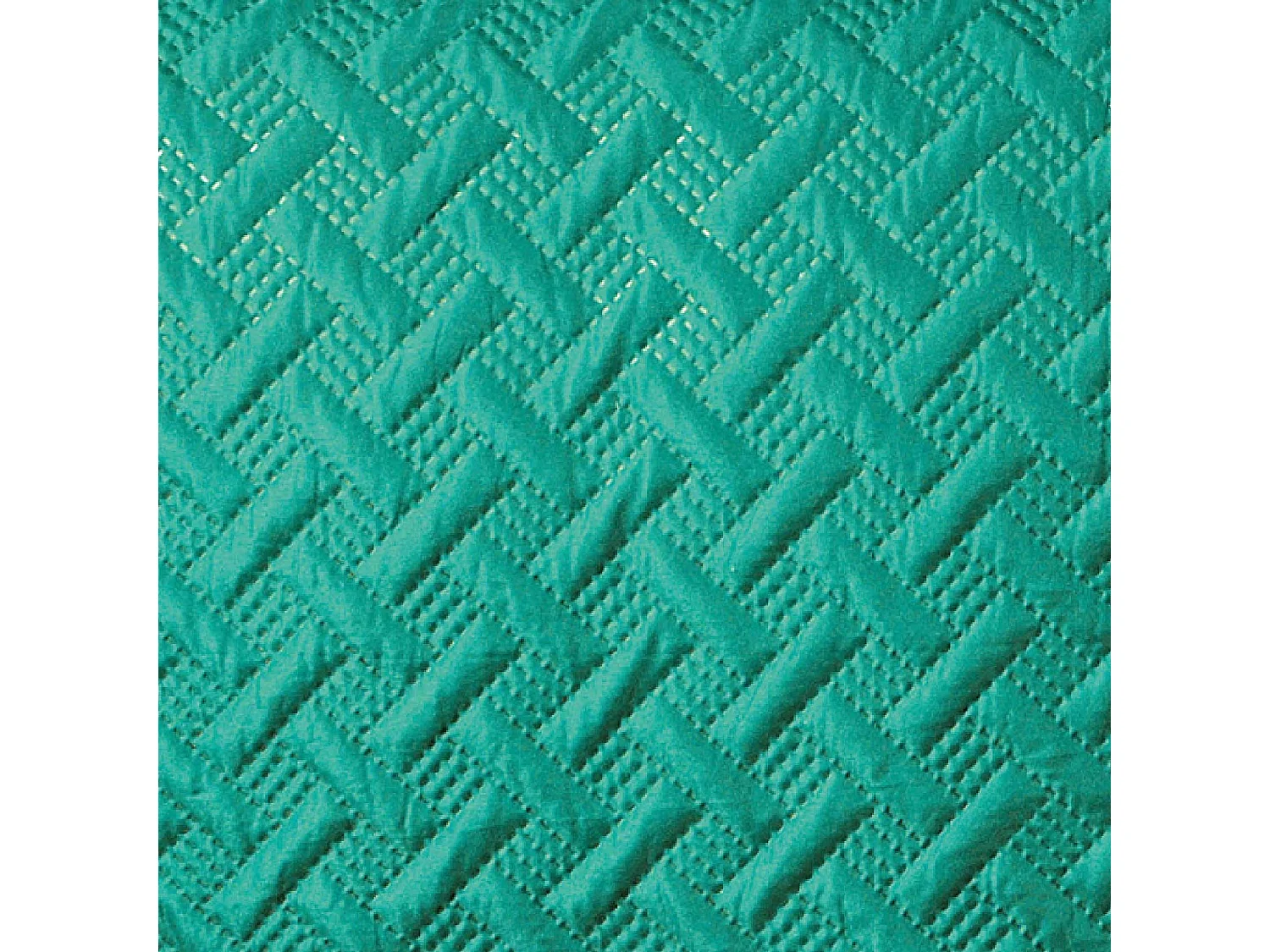 Couverture molletonné surpiquage graphique