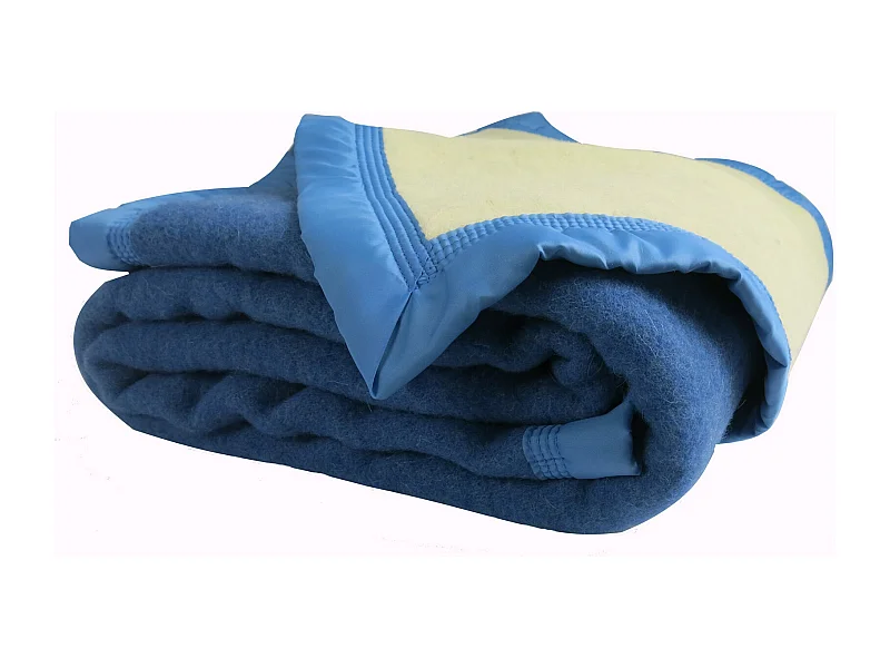 Couverture Pure Laine Vierge 600g/m2 bicolore