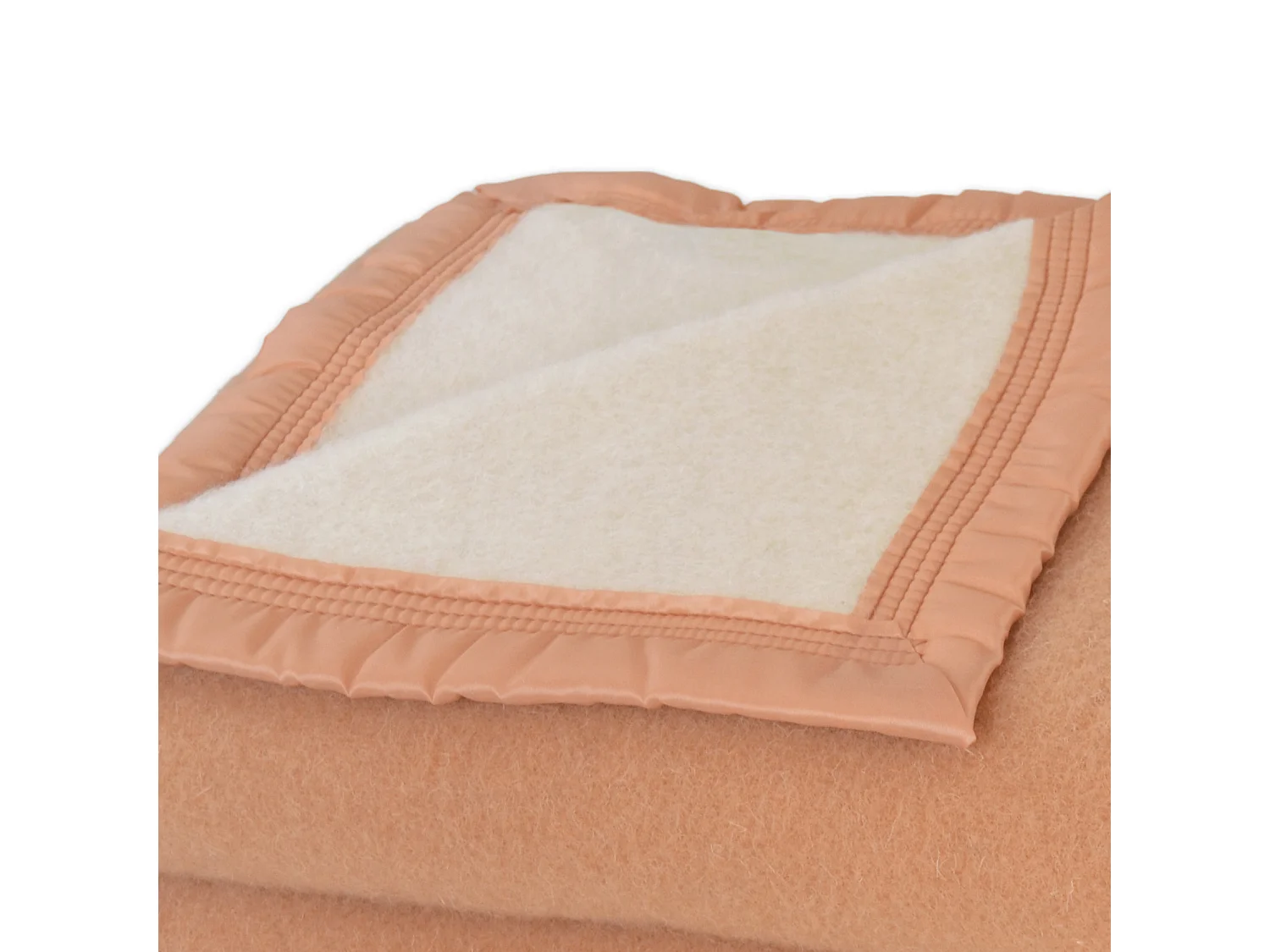 Decke aus 100% reiner Schurwolle mit 500g/m²