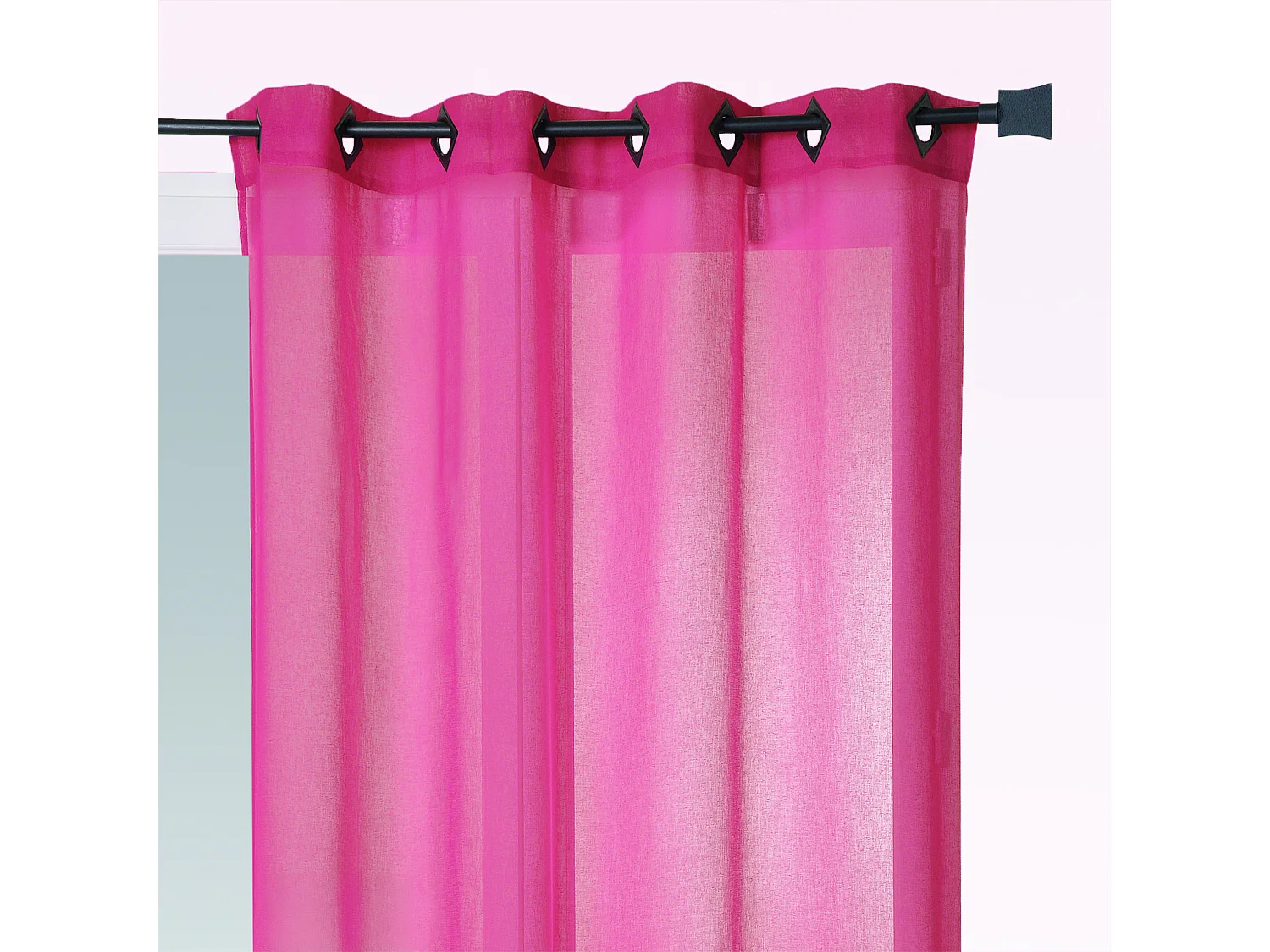 Cortina Lisa en Estameña Ligera