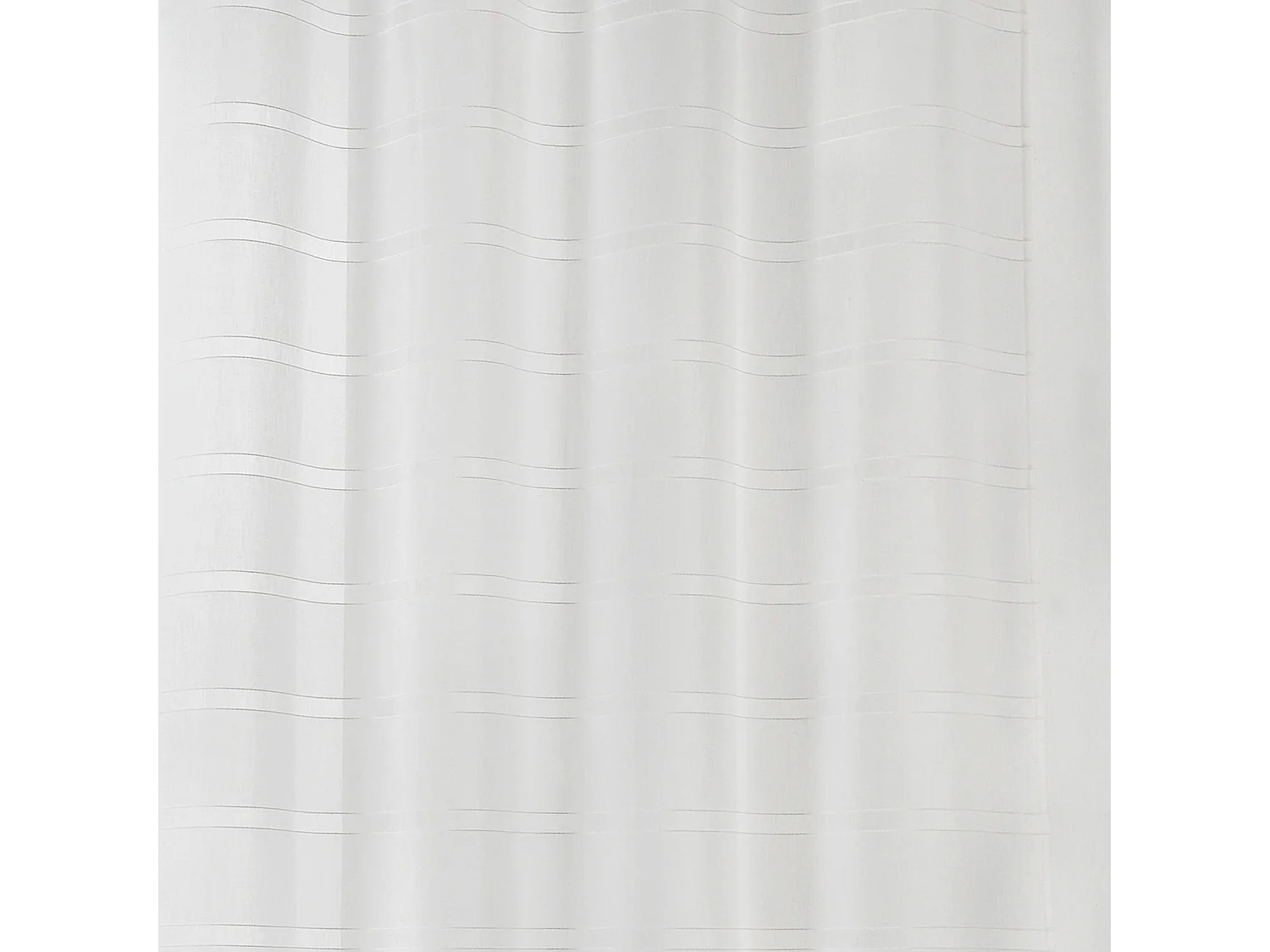 Voilage rayé et tamisant Cordelette