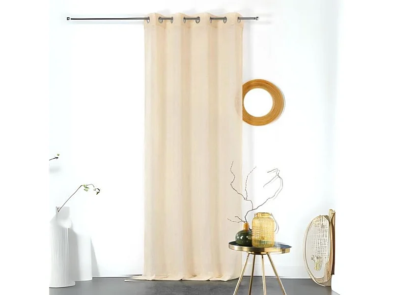 Voilage uni et tamisant Julie