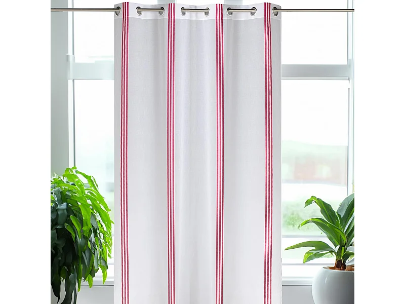 Visillo a rayas verticales