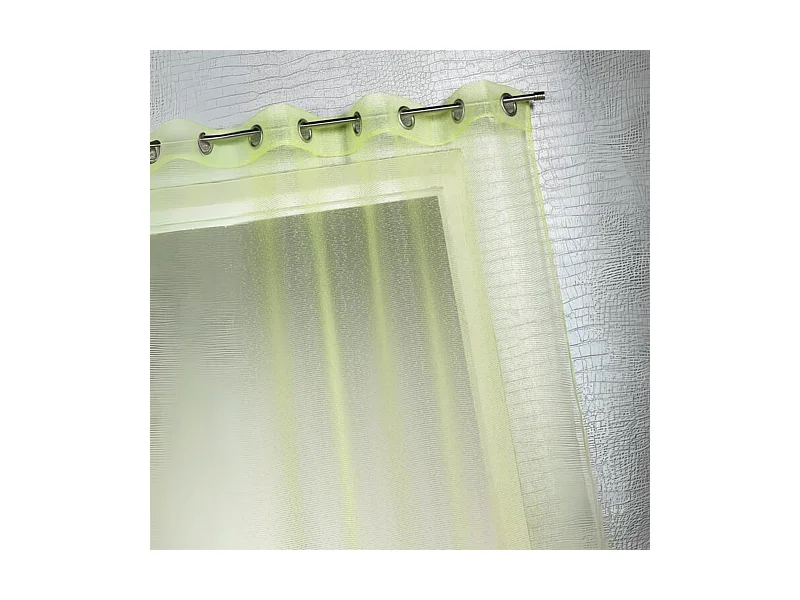 Visillo organza finas rayas horizontales