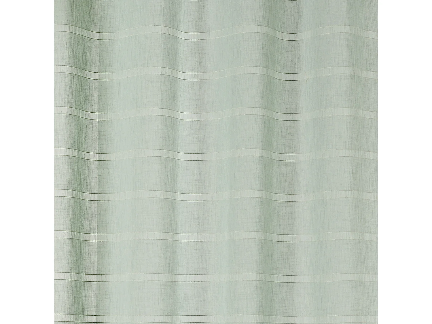 Gestreifter und lichtdurchlässiger Voile mit Kordelzug