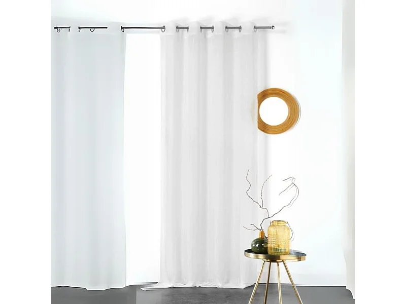 Voilage uni et tamisant Julie