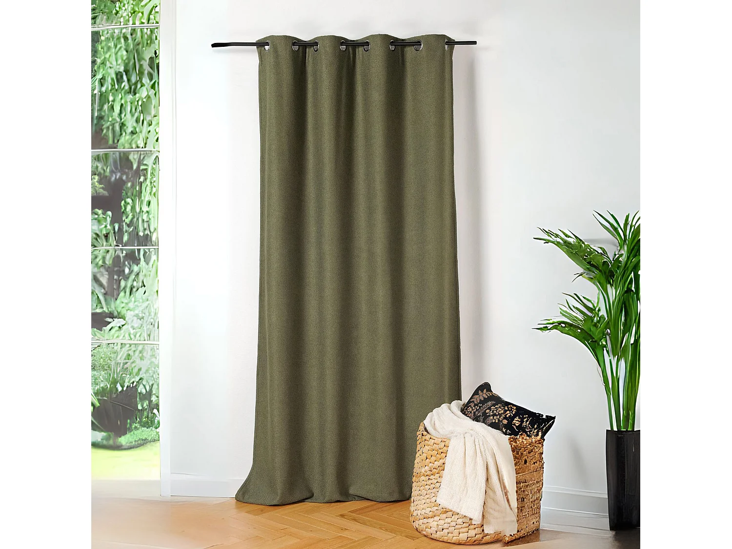 Cortina térmica con estilo de bucle