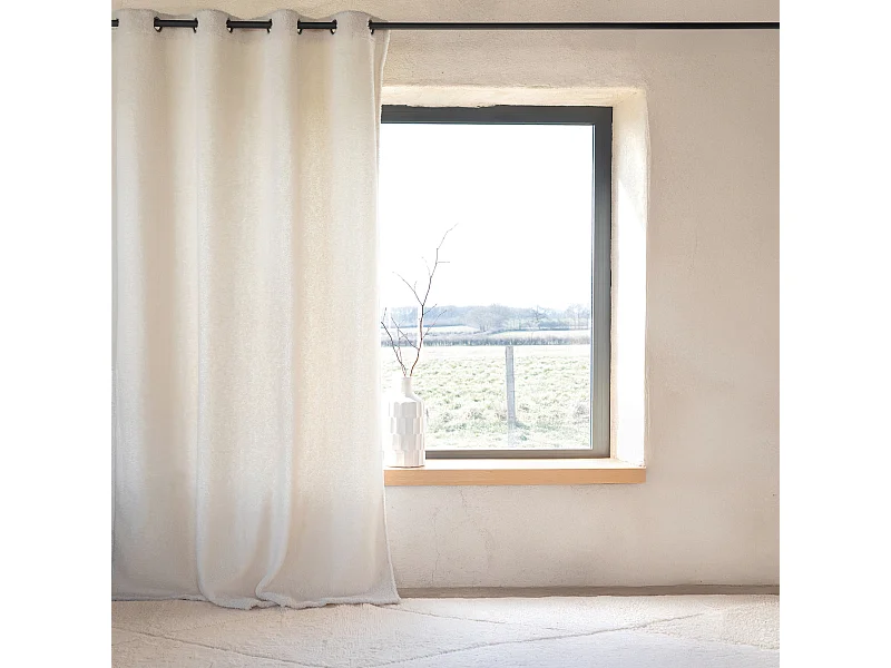 Dekorativer Vorhang mit Pelzeffekt 140 x 260 cm