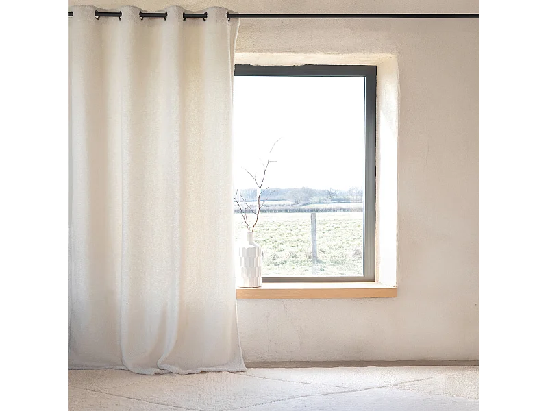 Dekorativer Vorhang mit Pelzeffekt 140 x 260 cm