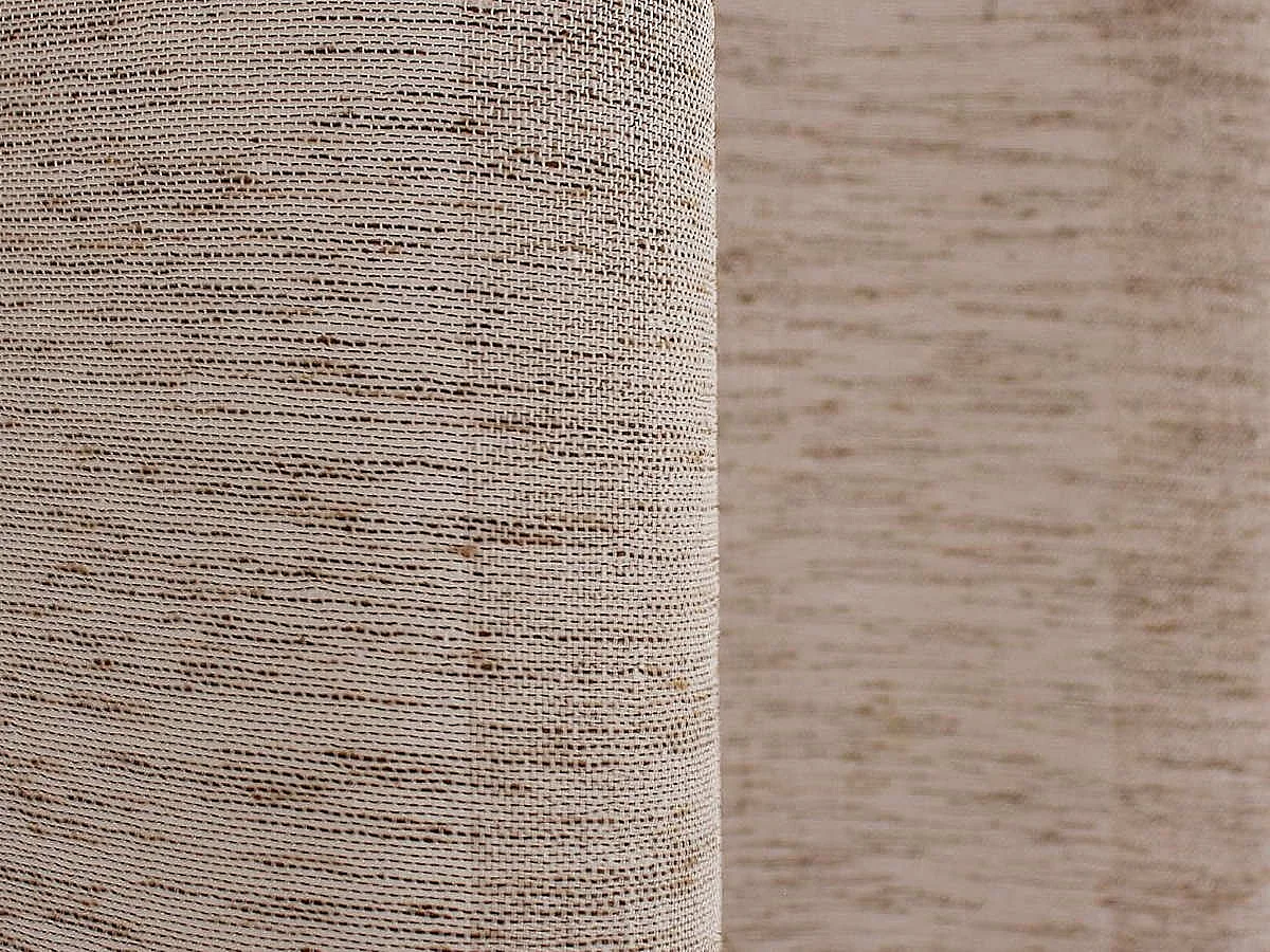 Rideau Voilage Effet Lin "Maya" 140x240cm Vison
