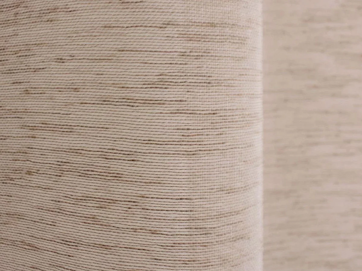 Rideau Voilage Effet Lin "Maya" 140x240cm Naturel