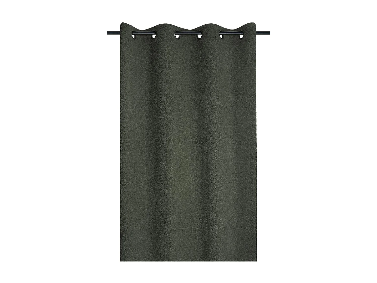 Rideau à oeillets doux effet bouclette