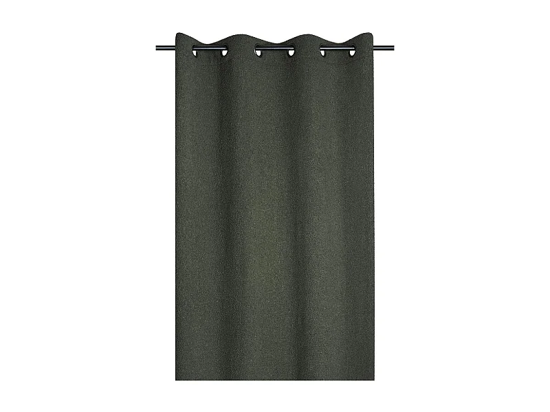 Ösenvorhang weich in Bouclé-Optik 140 x 260 cm