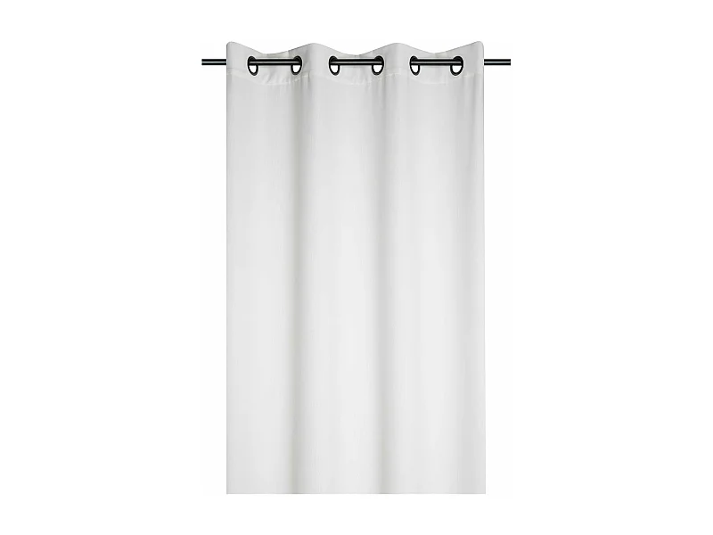 Ösenvorhang aus Kord 140 x 260 cm