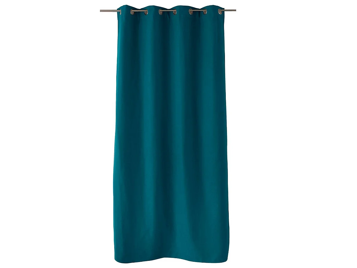 Rideau Thermique Occultant "Nordica" 135x240cm Bleu Canard