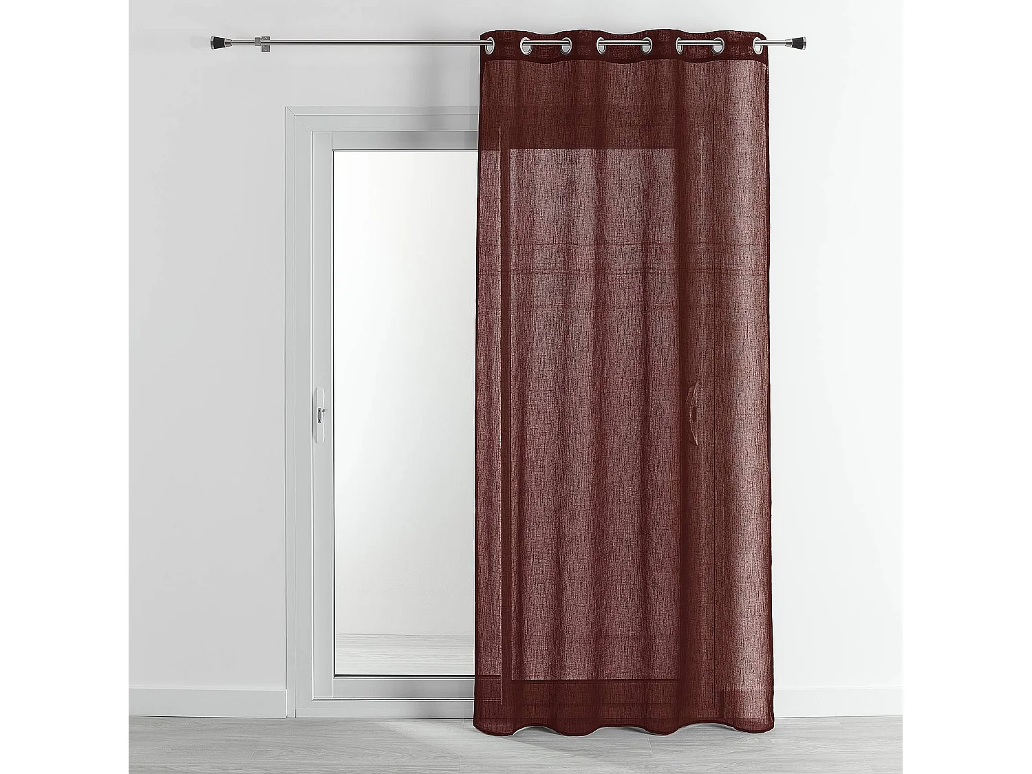 Voilage effet lin chiné