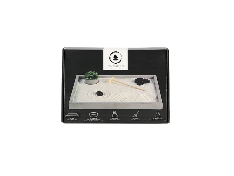 Jardin zen japonais Calm Rectangulaire