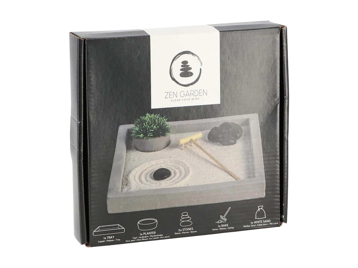 Jardin zen japonais Calm Carré