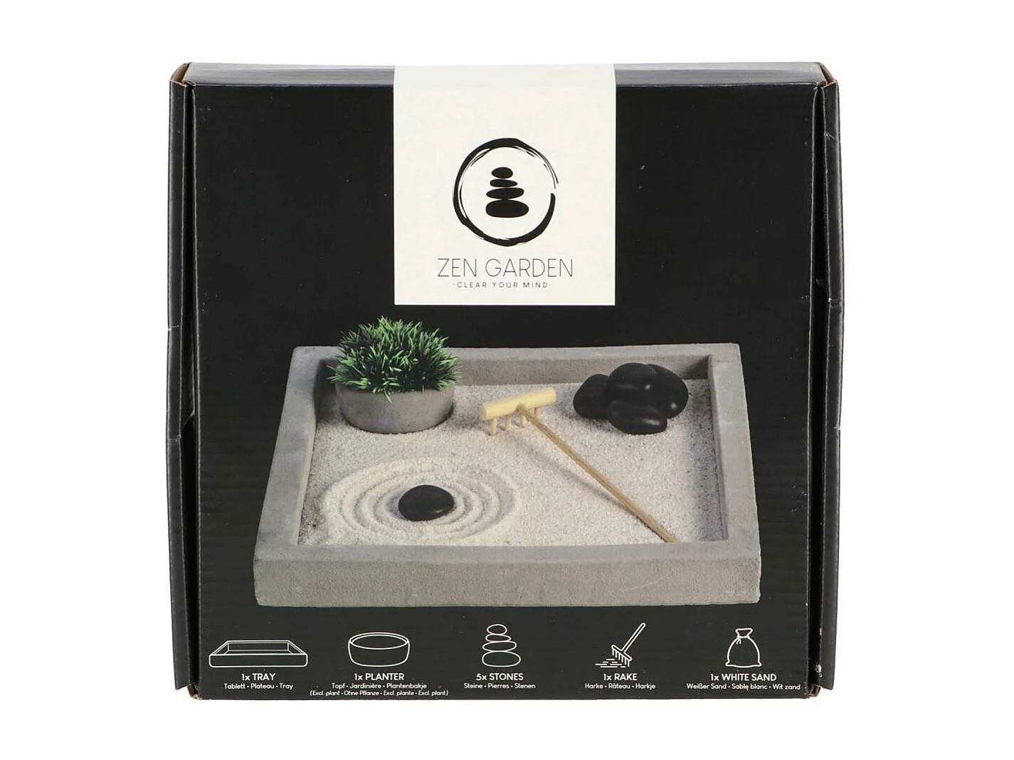 Jardin zen japonais Calm Carré