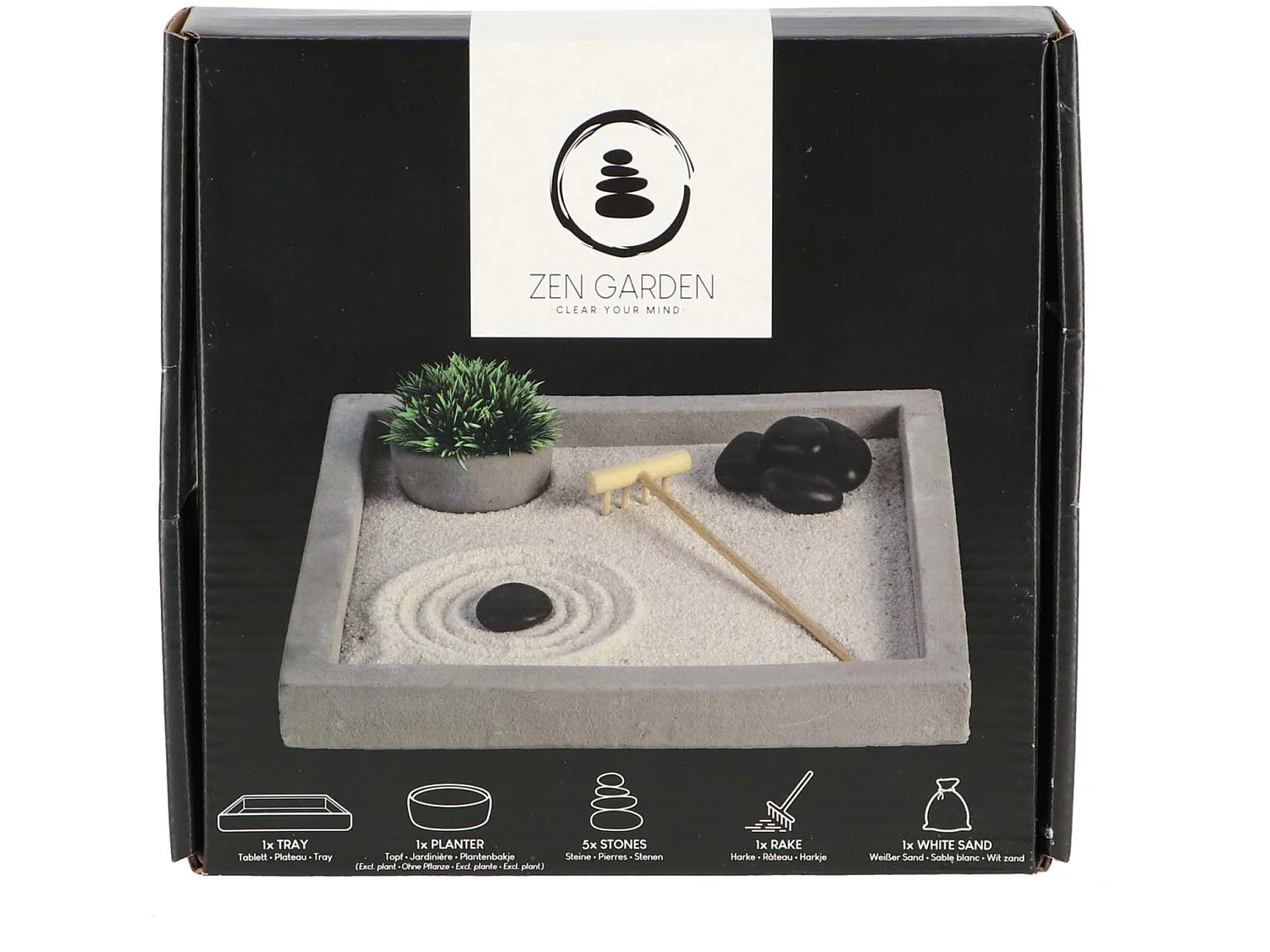 Jardin zen japonais Calm Carré