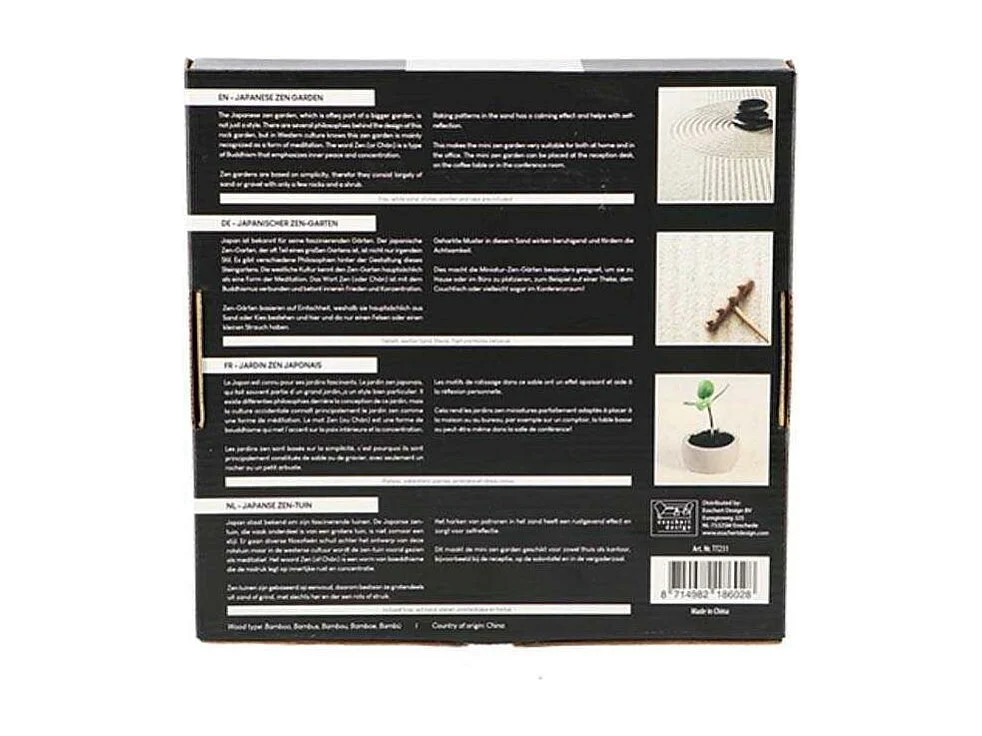 Jardin zen japonais Calm Rond