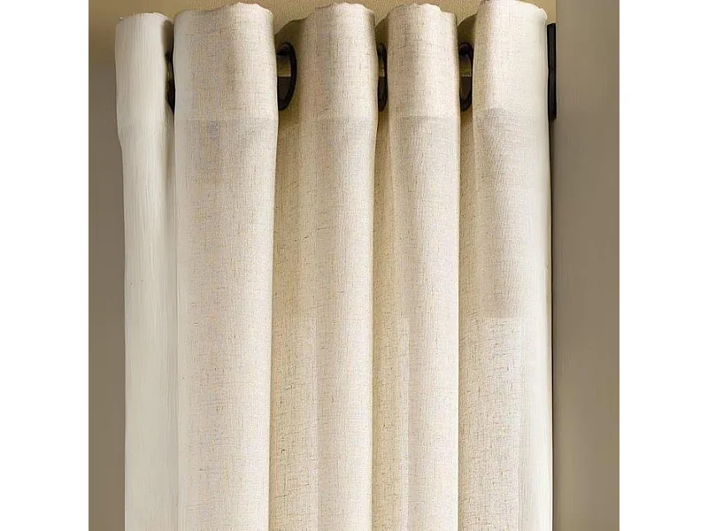 Visillos ignífugos M1 efecto lino