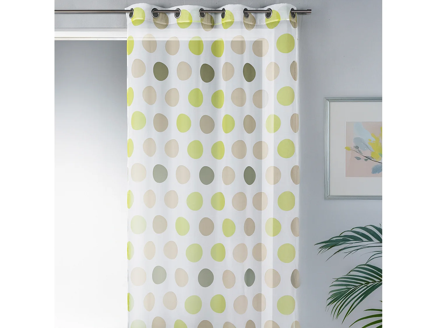 Visillo grandes lunares