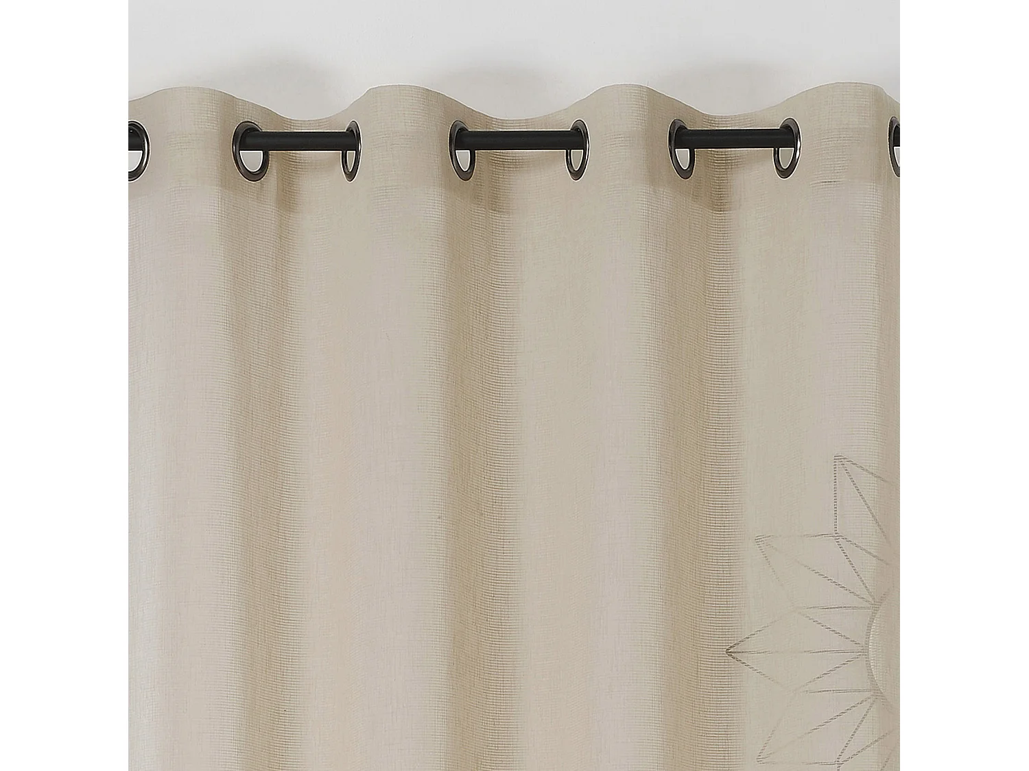 Voile mit Streifeneffekt