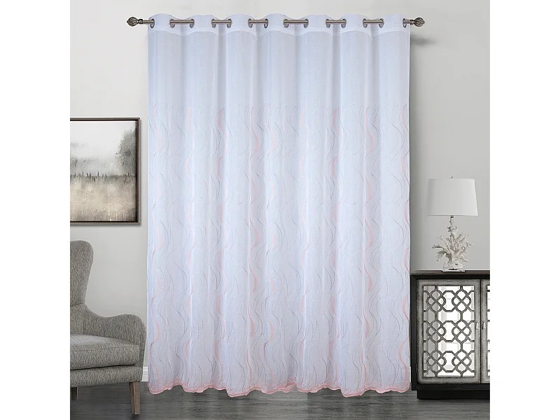 Voilage classique grande largeur